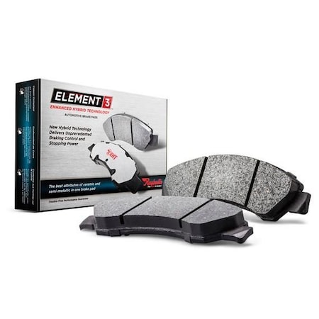 BRAKE PADS OEM OE Replacement Hybrid Technology Includes Mounting Hardware